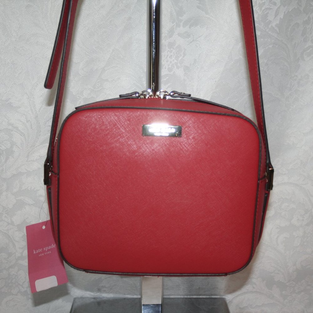 KATE SPADE CAMMIE NEWBURY LANE HOTCHILI CROSSBODY